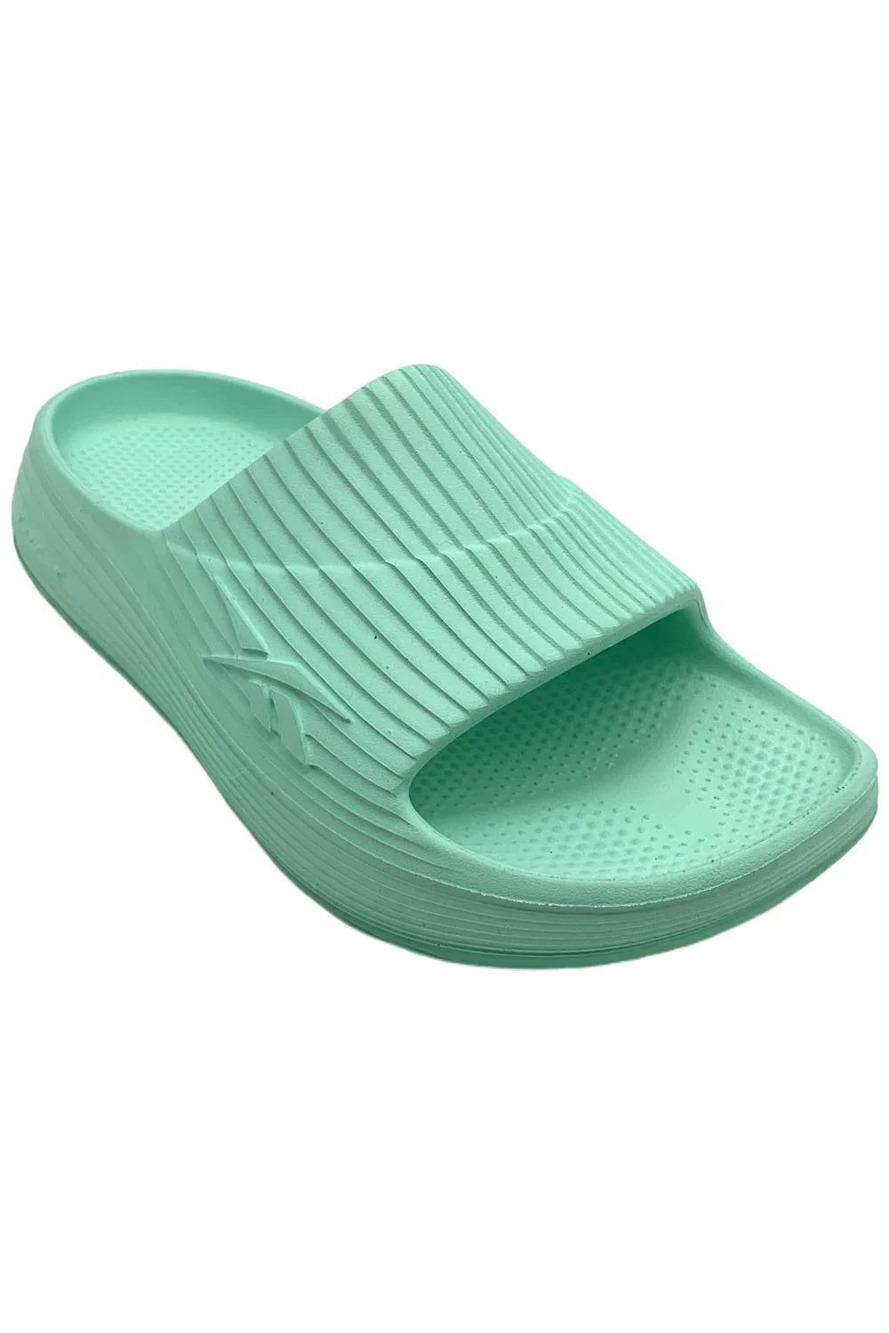 Reebok Women's DMX Recovery Slide Sandals AI Aqua - Medium